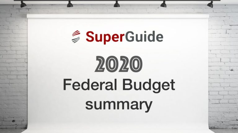 2020 Federal Budget overview: Super, tax and related announcements