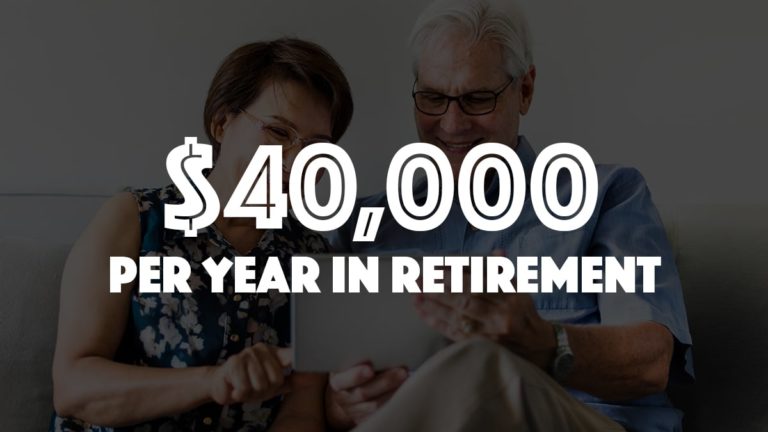 How much super do I need to retire on $40,000 a year?