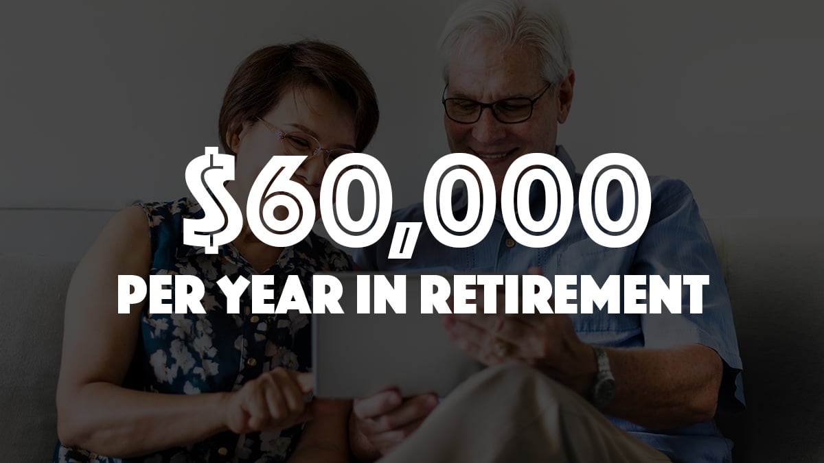 How much super do I need to retire on $60,000 a year?