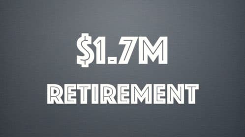 Is $1.7 million in super enough to retire on?