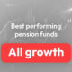 Best performing pension funds: All Growth category (96–100%)