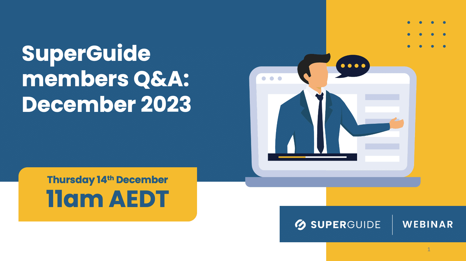 SuperGuide members Q&A: December 2023