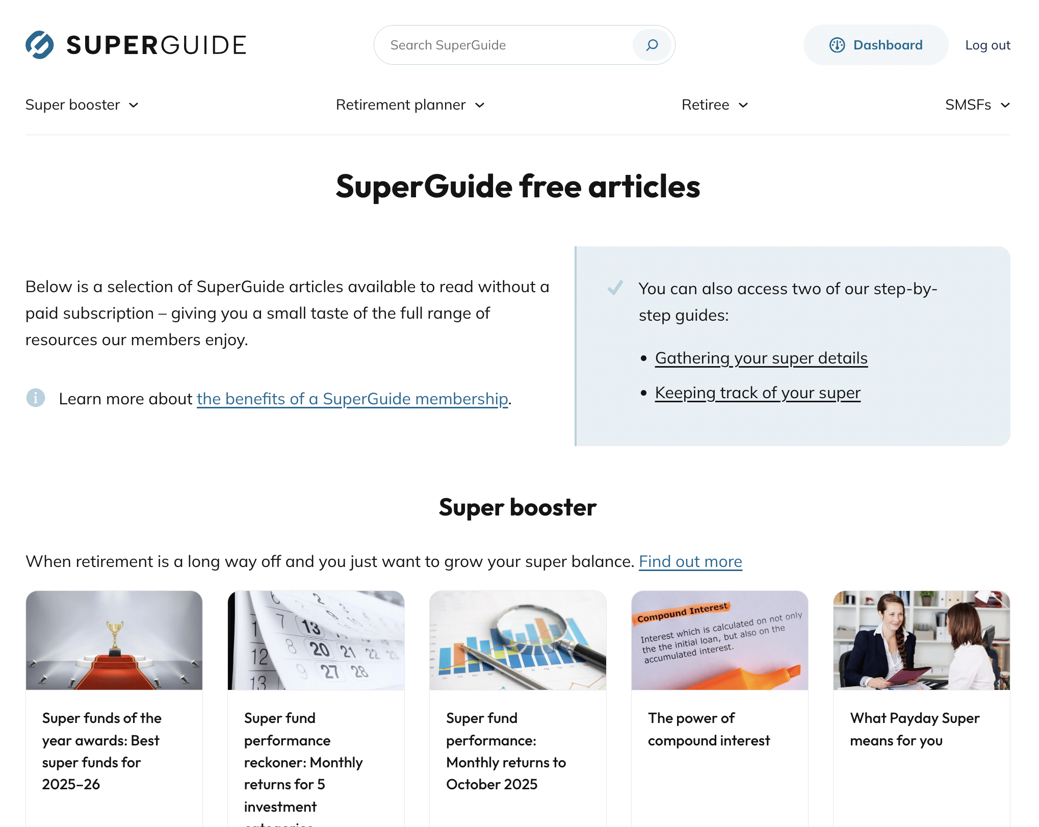 Superguide Block Welcome - SuperGuide