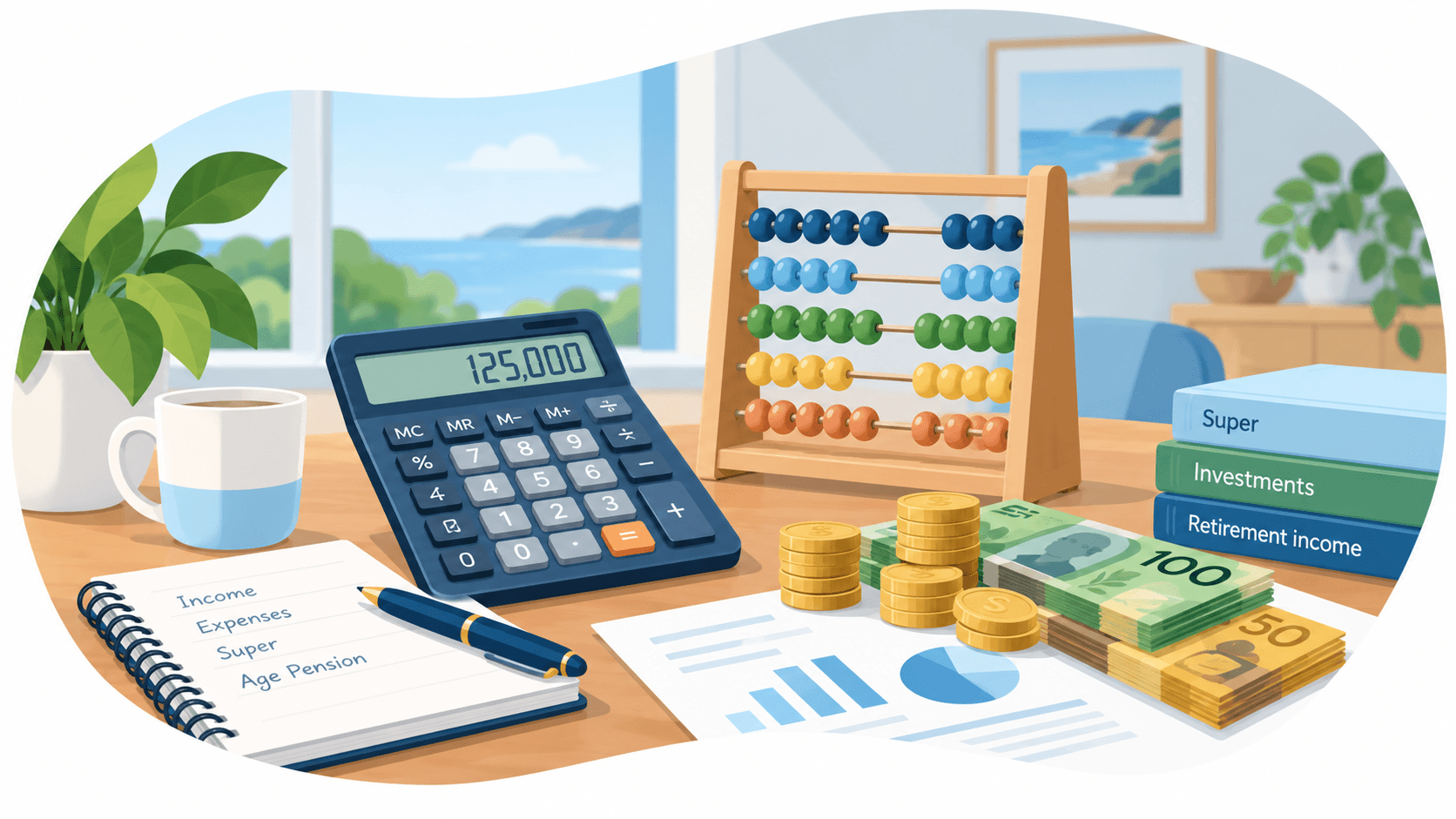 Super and retirement calculators