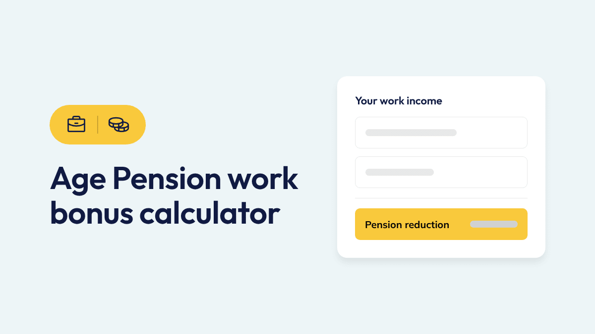 Age Pension work bonus calculator