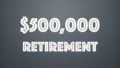 Is $500,000 in super enough to retire on?